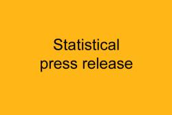 Statistical press release