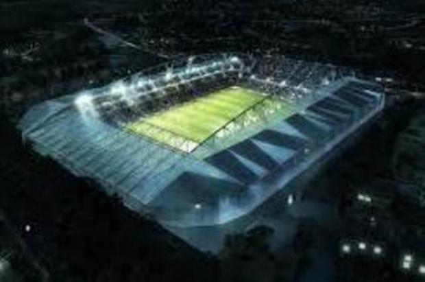 Proposed image of new Casement Park