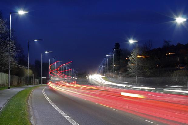 Moving traffic, LED Street lighting scheme