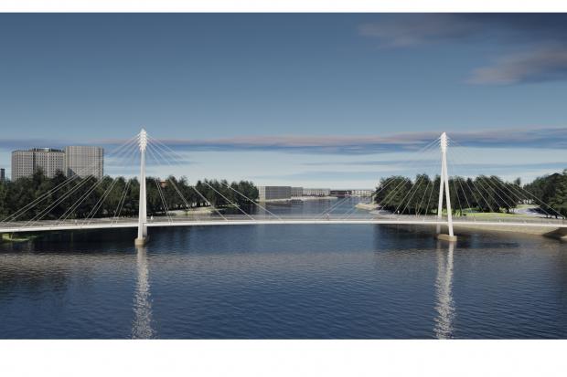 Lagan Pedestrian and Cycle Bridge 2024 image