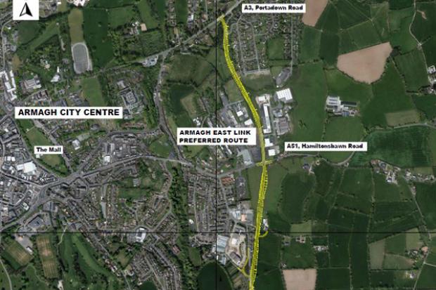 Armagh East Link - Preferred Route