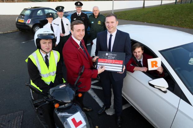 Minister Chris Hazzard officially launches a New Driver Road Safety Pledge 