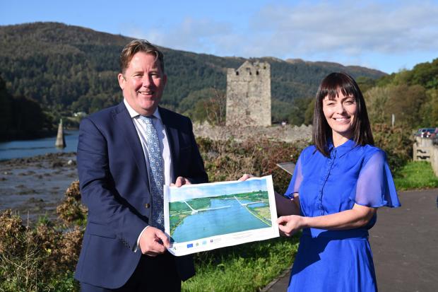 Ministers visit Narrow Water - October 2021