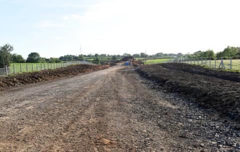 Photograph of on-going work on the A31 Magherafelt Bypass (October 2015)