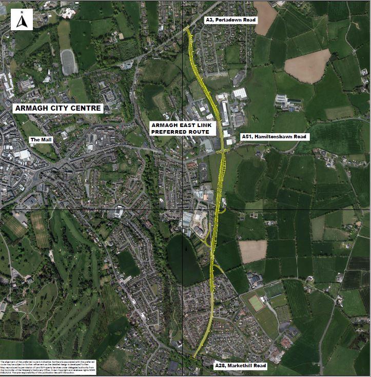 A28 Armagh East - overview | Department for Infrastructure